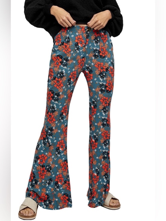 Free People Pants - Free People Can't Take my Eyes off You Floral Bell Bottom Flare Pants Size Small